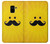 S1145 黄色の口ひげ Yellow Mustache Sun Samsung Galaxy A8 (2018) バックケース、フリップケース・カバー