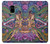 S1240 バリ絵画 Bali Painting Samsung Galaxy A8 (2018) バックケース、フリップケース・カバー