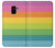 S2363 レインボー柄 Rainbow Pattern Samsung Galaxy A8 (2018) バックケース、フリップケース・カバー