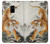 S2751 虎の絵画 Chinese Tiger Brush Painting Samsung Galaxy A8 (2018) バックケース、フリップケース・カバー