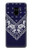 S3357 ネイビーブルーバンダナパターン Navy Blue Bandana Pattern Samsung Galaxy A8 (2018) バックケース、フリップケース・カバー