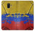 S3306 コロンビアの旗ビンテージフットボールのグラフィック Colombia Flag Vintage Football Graphic Samsung Galaxy A6 (2018) バックケース、フリップケース・カバー