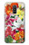 S3205 レトロ花 Retro Art Flowers Samsung Galaxy A6+ (2018), J8 Plus 2018, A6 Plus 2018  バックケース、フリップケース・カバー