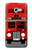 S2058 英国のダブルデッカーバスミニマリスト England British Double Decker Bus Minimalist Samsung Galaxy A5 (2017) バックケース、フリップケース・カバー