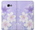 S2361 紫の花 Purple White Flowers Samsung Galaxy A5 (2017) バックケース、フリップケース・カバー