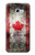 S2490 カナダメープルリーフ旗 Canada Maple Leaf Flag Texture Samsung Galaxy A5 (2017) バックケース、フリップケース・カバー