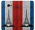 S2859 ヴィンテージフランスの旗エッフェル塔 Vintage France Flag Eiffel Tower Samsung Galaxy A5 (2017) バックケース、フリップケース・カバー