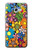 S3281 カラフルなヒッピーの花のパターン Colorful Hippie Flowers Pattern Samsung Galaxy A5 (2017) バックケース、フリップケース・カバー