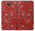 S3354 赤バンダナ Red Classic Bandana Samsung Galaxy J7 Prime (SM-G610F) バックケース、フリップケース・カバー