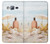 S1425 浜ときれいな貝殻 Seashells on The Beach Samsung Galaxy J3 (2016) バックケース、フリップケース・カバー