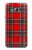 S2374 タータンレッドパターン Tartan Red Pattern Samsung Galaxy J3 (2016) バックケース、フリップケース・カバー