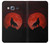 S2955 狼は赤月にハウリング Wolf Howling Red Moon Samsung Galaxy J3 (2016) バックケース、フリップケース・カバー