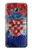 S3313 クロアチアflag Vintage Football Graphic Croatia Flag Vintage Football Graphic Samsung Galaxy J3 (2016) バックケース、フリップケース・カバー