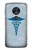 S2815 カドゥケウスの杖 医療シンボル Medical Symbol Motorola Moto G7 Play バックケース、フリップケース・カバー