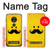 S1145 黄色の口ひげ Yellow Mustache Sun Motorola Moto G7 Power バックケース、フリップケース・カバー