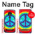 S1870 絞り染め 平和 Tie Dye Peace Motorola Moto G7 Power バックケース、フリップケース・カバー