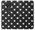 S2299 黒い水玉 Black Polka Dots Motorola Moto G7 Power バックケース、フリップケース・カバー
