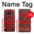 S2374 タータンレッドパターン Tartan Red Pattern Motorola Moto G7 Power バックケース、フリップケース・カバー