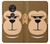 S2721 可愛い気難しい猿の漫画 Cute Grumpy Monkey Cartoon Motorola Moto G7 Power バックケース、フリップケース・カバー