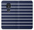 S2767 ネイビーホワイトストライプ Navy White Striped Motorola Moto G7 Power バックケース、フリップケース・カバー