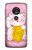 S3025 招き猫 Pink Maneki Neko Lucky Cat Motorola Moto G7 Power バックケース、フリップケース・カバー