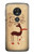 S3081 トナカイ Wooden Raindeer Graphic Printed Motorola Moto G7 Power バックケース、フリップケース・カバー