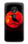 S3328 カラス赤い月 Crow Red Moon Motorola Moto G7 Power バックケース、フリップケース・カバー