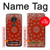S3355 赤バンダナパターン Bandana Red Pattern Motorola Moto G7 Power バックケース、フリップケース・カバー