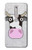 S3257 牛の漫画 Cow Cartoon Nokia 6.1, Nokia 6 2018 バックケース、フリップケース・カバー