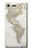 S0604 世界地図 World Map Sony Xperia XZ Premium バックケース、フリップケース・カバー