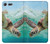 S1377 ウミガメ Ocean Sea Turtle Sony Xperia XZ Premium バックケース、フリップケース・カバー
