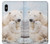 S3373 シロクマ抱擁家族 Polar Bear Hug Family iPhone X, iPhone XS バックケース、フリップケース・カバー