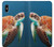 S3497 ウミガメ Green Sea Turtle iPhone X, iPhone XS バックケース、フリップケース・カバー
