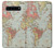 S3418 ヴィンテージの世界地図 Vintage World Map Samsung Galaxy S10 5G バックケース、フリップケース・カバー