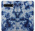 S3439 インディゴタイダイ Fabric Indigo Tie Dye Samsung Galaxy S10 5G バックケース、フリップケース・カバー