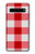 S3535 レッドギンガム Red Gingham Samsung Galaxy S10 5G バックケース、フリップケース・カバー