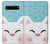 S3542 かわいい猫漫画 Cute Cat Cartoon Samsung Galaxy S10 5G バックケース、フリップケース・カバー