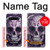 S3582 紫の頭蓋骨 Purple Sugar Skull Samsung Galaxy S10 5G バックケース、フリップケース・カバー