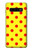S3526 赤い水玉 Red Spot Polka Dot Samsung Galaxy S10 Plus バックケース、フリップケース・カバー