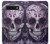 S3582 紫の頭蓋骨 Purple Sugar Skull Samsung Galaxy S10 Plus バックケース、フリップケース・カバー