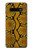 S3365 黄パイソンの皮膚 グラフィックプリント Yellow Python Skin Graphic Print Samsung Galaxy S10 バックケース、フリップケース・カバー