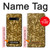 S3388 ゴールドラメグラフィックプリント Gold Glitter Graphic Print Samsung Galaxy S10 バックケース、フリップケース・カバー