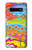 S3407 ヒッピーアート Hippie Art Samsung Galaxy S10 バックケース、フリップケース・カバー