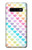 S3499 カラフルなハート柄 Colorful Heart Pattern Samsung Galaxy S10 バックケース、フリップケース・カバー