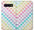 S3499 カラフルなハート柄 Colorful Heart Pattern Samsung Galaxy S10 バックケース、フリップケース・カバー