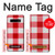 S3535 レッドギンガム Red Gingham Samsung Galaxy S10 バックケース、フリップケース・カバー