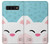 S3542 かわいい猫漫画 Cute Cat Cartoon Samsung Galaxy S10 バックケース、フリップケース・カバー