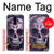 S3582 紫の頭蓋骨 Purple Sugar Skull Samsung Galaxy S9 Plus バックケース、フリップケース・カバー