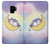 S3485 かわいい眠りユニコーン Cute Unicorn Sleep Samsung Galaxy S9 バックケース、フリップケース・カバー
