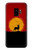S3513 鹿の夕日 Deer Sunset Samsung Galaxy S9 バックケース、フリップケース・カバー